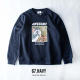 トレーナー メンズ 裏起毛 トムとジェリー クルーネック 暖かい スウェット | GENELESS | 詳細画像6 