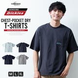 tシャツ 半袖 クルーネック ディッキーズ 胸ポケット 刺繍 GENUINE | GENELESS | 詳細画像1