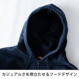 パーカー メンズ 裏起毛 暖かい ジップパーカー GENUINE | GENELESS | 詳細画像15 