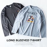 Tシャツ メンズ 長袖 キャラクター ディズニー 長袖tシャツ クルーネック | GENELESS | 詳細画像2