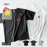 tシャツ メンズ キャラクター 半袖 ポケT キャラT 星のカービィ刺繍 | GENELESS | 詳細画像1