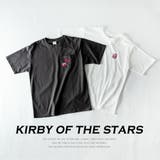 tシャツ メンズ キャラクター 半袖 ポケT キャラT 星のカービィ刺繍 | GENELESS | 詳細画像2