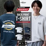Tシャツ メンズ 半袖 バックプリント ディッキーズ 半袖Tシャツ ゆったり | GENELESS | 詳細画像1 