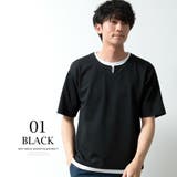 tシャツ メンズ 半袖 オシャレ レイヤード フェイクレイヤード Tシャツ | GENELESS | 詳細画像7