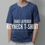 tシャツ 半袖 メンズ おしゃれ フェイクレイヤード 半袖tシャツ 綿100 | GENELESS | 詳細画像2