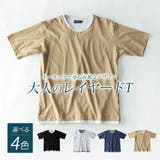 tシャツ 半袖 メンズ おしゃれ フェイクレイヤード 半袖tシャツ 綿100 | GENELESS | 詳細画像4