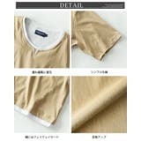 tシャツ 半袖 メンズ おしゃれ フェイクレイヤード 半袖tシャツ 綿100 | GENELESS | 詳細画像17