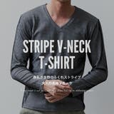 tシャツ メンズ 長袖 vネック 長袖tシャツ 秋冬 細見え スリム Tシャツ | GENELESS | 詳細画像2