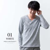 tシャツ メンズ 長袖 vネック 長袖tシャツ 秋冬 細見え スリム Tシャツ | GENELESS | 詳細画像6