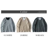 tシャツ メンズ 長袖 vネック 長袖tシャツ 秋冬 細見え スリム Tシャツ | GENELESS | 詳細画像10