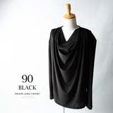 tシャツ メンズ 長袖 ドレープネック 長袖tシャツ ヴィジュアル系 トップス | GENELESS | 詳細画像8