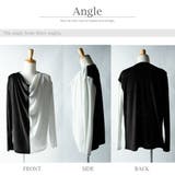 tシャツ メンズ 長袖 ドレープネック 長袖tシャツ ヴィジュアル系 トップス | GENELESS | 詳細画像10