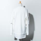 tシャツ メンズ 長袖 重ね着風 フェイクレイヤード パンク ロック | GENELESS | 詳細画像8