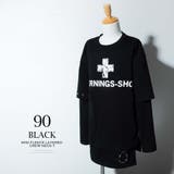 tシャツ メンズ 長袖 重ね着風 フェイクレイヤード パンク ロック | GENELESS | 詳細画像9