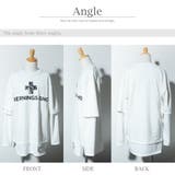 tシャツ メンズ 長袖 重ね着風 フェイクレイヤード パンク ロック | GENELESS | 詳細画像11