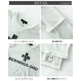tシャツ メンズ 長袖 重ね着風 フェイクレイヤード パンク ロック | GENELESS | 詳細画像13