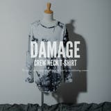 長袖 tシャツ メンズ ムラ染め 裾ダメージ ヴィジュアル系 Tシャツ | GENELESS | 詳細画像2 