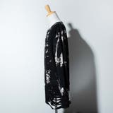 長袖 tシャツ メンズ ムラ染め 裾ダメージ ヴィジュアル系 Tシャツ | GENELESS | 詳細画像9 