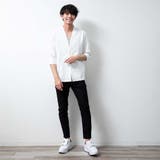 カーディガン メンズ 7分袖 カーデ 春 アウター 総柄 幾何学模様 シンプル | GENELESS | 詳細画像8