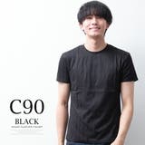 半袖 tシャツ メンズ ジャガード Tシャツ Vネック クルーネック 細身 | GENELESS | 詳細画像12
