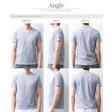 半袖 tシャツ メンズ ジャガード Tシャツ Vネック クルーネック 細身 | GENELESS | 詳細画像13
