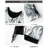 tシャツ メンズ 七分袖 アンサンブル ムラ染め 2枚セット Tシャツ ロック | GENELESS | 詳細画像13 