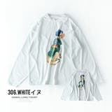 tシャツ メンズ 長袖 オーバーサイズ 長袖tシャツ ゆったり Tシャツ ネコ | GENELESS | 詳細画像11