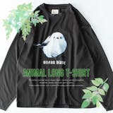 tシャツ メンズ 長袖 長袖tシャツ プリント ネコ イヌ ヒツジ 熊 | GENELESS | 詳細画像2