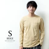 tシャツ メンズ 長袖 ポケット付き 綿100 長袖tシャツ ゆったり | GENELESS | 詳細画像15 
