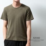 Ｔシャツ 半袖 メンズ サーマル クルーネック ワッフル 綿 シンプル | GENELESS | 詳細画像8 