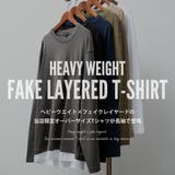 tシャツ メンズ トップス 長袖 重ね着風 ゆったり ロンt クルーネック | GENELESS | 詳細画像2