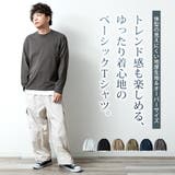 tシャツ メンズ トップス 長袖 重ね着風 ゆったり ロンt クルーネック | GENELESS | 詳細画像4