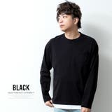 tシャツ メンズ トップス 長袖 重ね着風 ゆったり ロンt クルーネック | GENELESS | 詳細画像10