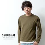 tシャツ メンズ トップス 長袖 重ね着風 ゆったり ロンt クルーネック | GENELESS | 詳細画像12