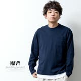tシャツ メンズ トップス 長袖 重ね着風 ゆったり ロンt クルーネック | GENELESS | 詳細画像13