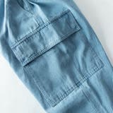 カーゴパンツ メンズ デニム カーゴ ゆったり ワイドパンツ 春 ジーパン | GENELESS | 詳細画像19