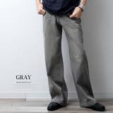 デニムパンツ メンズ ブーツカット デニム パンツ ゆったり ワイドパンツ | GENELESS | 詳細画像7 