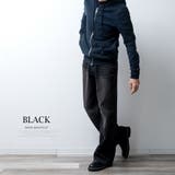 デニムパンツ メンズ ブーツカット デニム パンツ ゆったり ワイドパンツ | GENELESS | 詳細画像10 