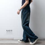 デニムパンツ メンズ ブーツカット デニム パンツ ゆったり ワイドパンツ | GENELESS | 詳細画像13 