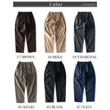 ワイドパンツ メンズ 裏起毛 ストレッチ 暖かい レギパン 軽量 ゆったり | GENELESS | 詳細画像24