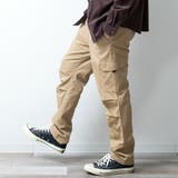 カーゴパンツ メンズ 裏起毛 暖かい 裏フリース チェック おしゃれ 秋冬 | GENELESS | 詳細画像10