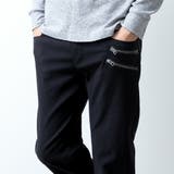 パンツ メンズ ストレッチ ヘリンボーン ダブルジップ 伸縮 メンズパンツ | GENELESS | 詳細画像11