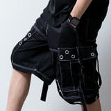 カーゴパンツ メンズ ワイド テック ワイドパンツ アイレット付き 2WAY | GENELESS | 詳細画像11