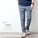 麻 パンツ メンズ イージーパンツ リネン スリム ワイド ボトム 涼しい | GENELESS | 詳細画像12 