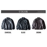 レザージャケット メンズ フェイクレザー アウター 秋冬 エコレザー ブルゾン | GENELESS | 詳細画像15 