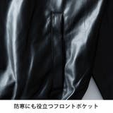 レザージャケット メンズ フェイクレザー アウター 秋冬 エコレザー ブルゾン | GENELESS | 詳細画像20 