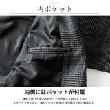 チェスターコート メンズ ウール チェック ゆったり コート 暖かい | GENELESS | 詳細画像7
