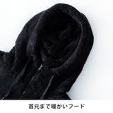 パーカー メンズ ファー 暖かい ジップパーカー パーカ オーバーサイズ | GENELESS | 詳細画像12