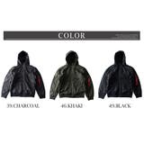 ミリタリージャケット メンズ MA-1 変形 フード付き おしゃれ ブルゾン | GENELESS | 詳細画像15 