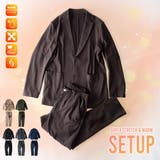 セットアップ メンズ テーラード ジャケット  暖かい 裏起毛 超伸縮 | GENELESS | 詳細画像4 